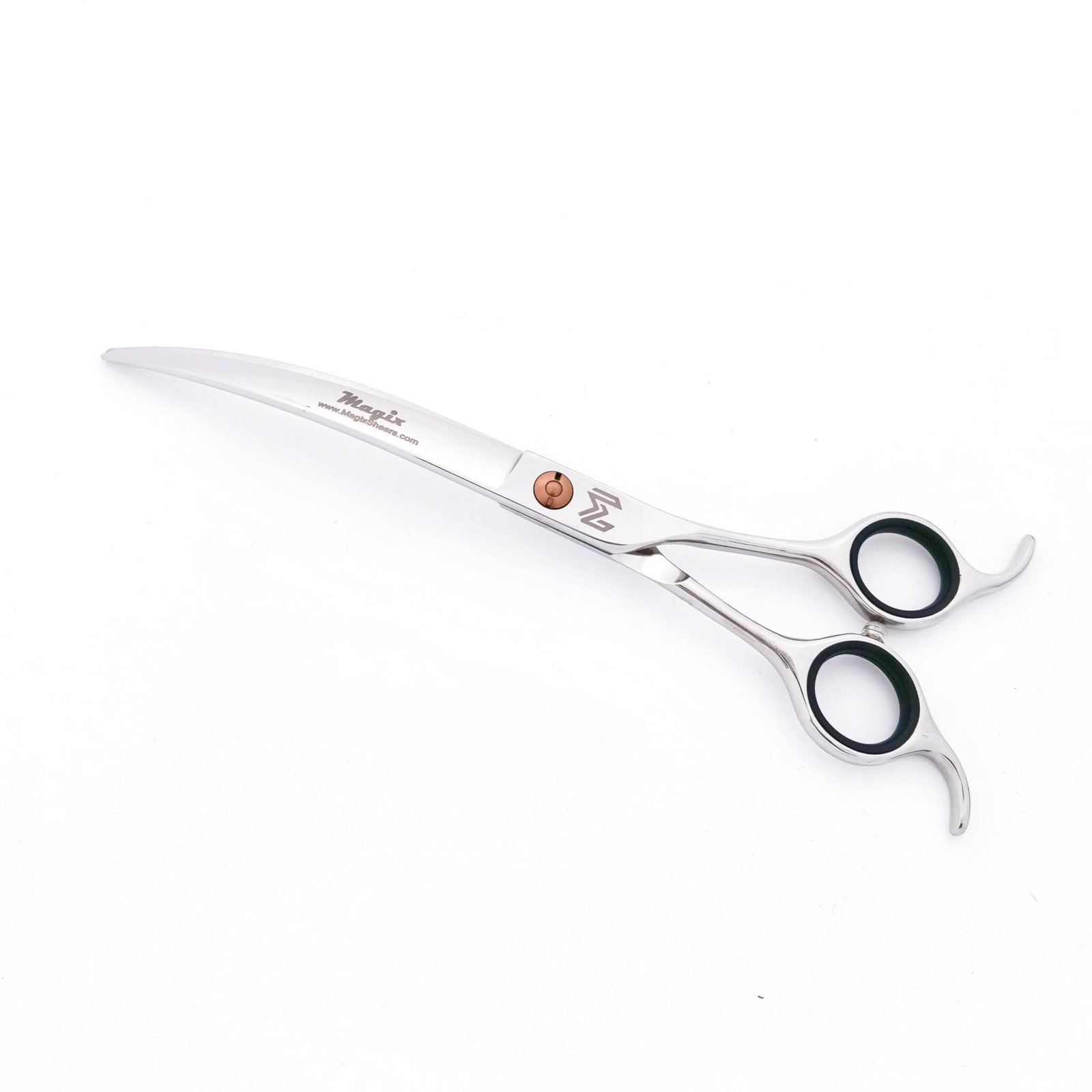 Fenice 7.0/7.5 inch Professional Dog Grooming Shears Curved Thinning ...