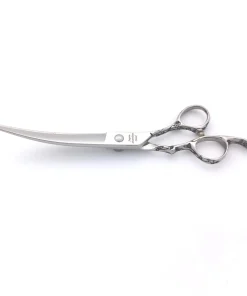 7 Inch Curved Dog Grooming Scissors silver