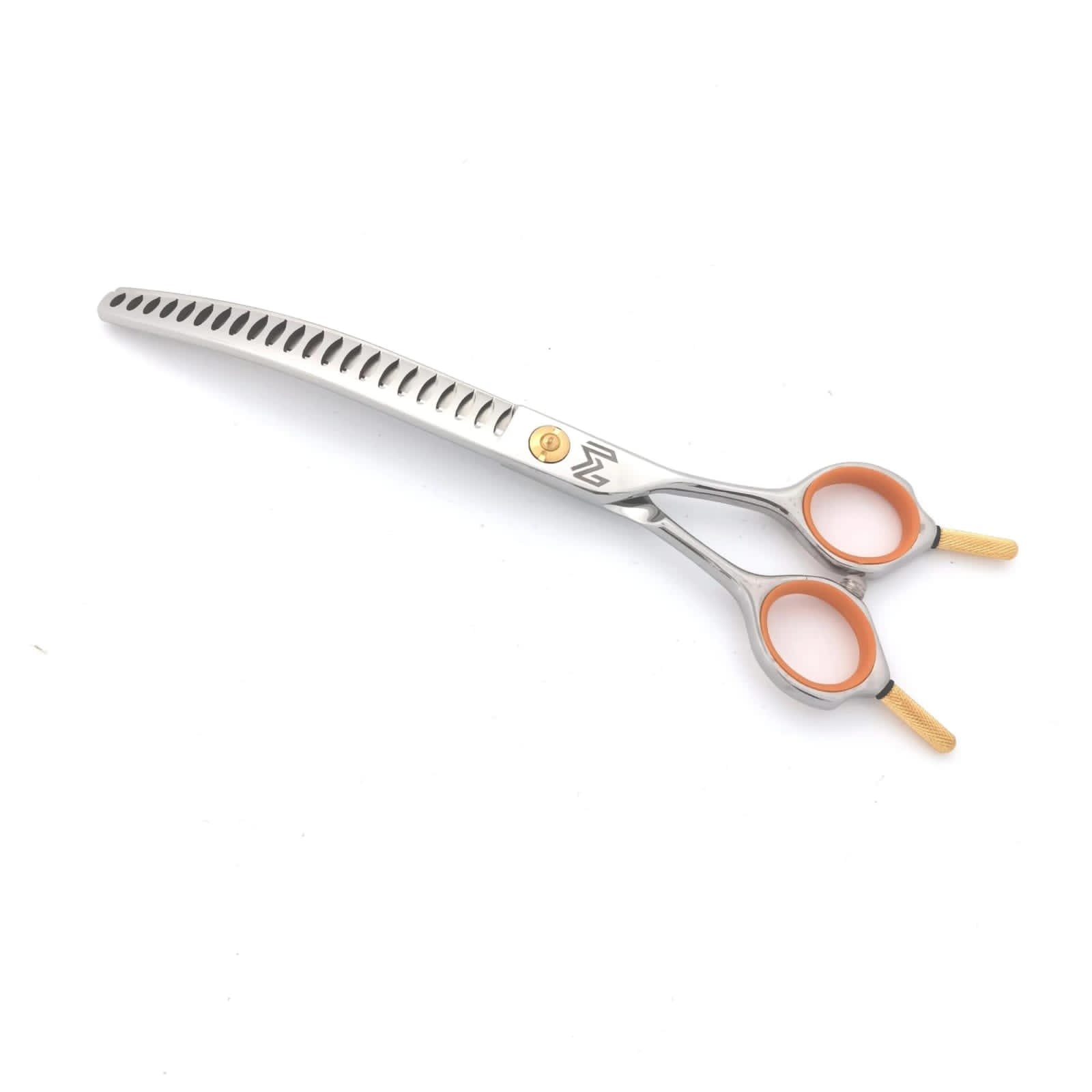 8" Professional Curved Pet Grooming Scissors – Sharp Edge – King Star KS-80
